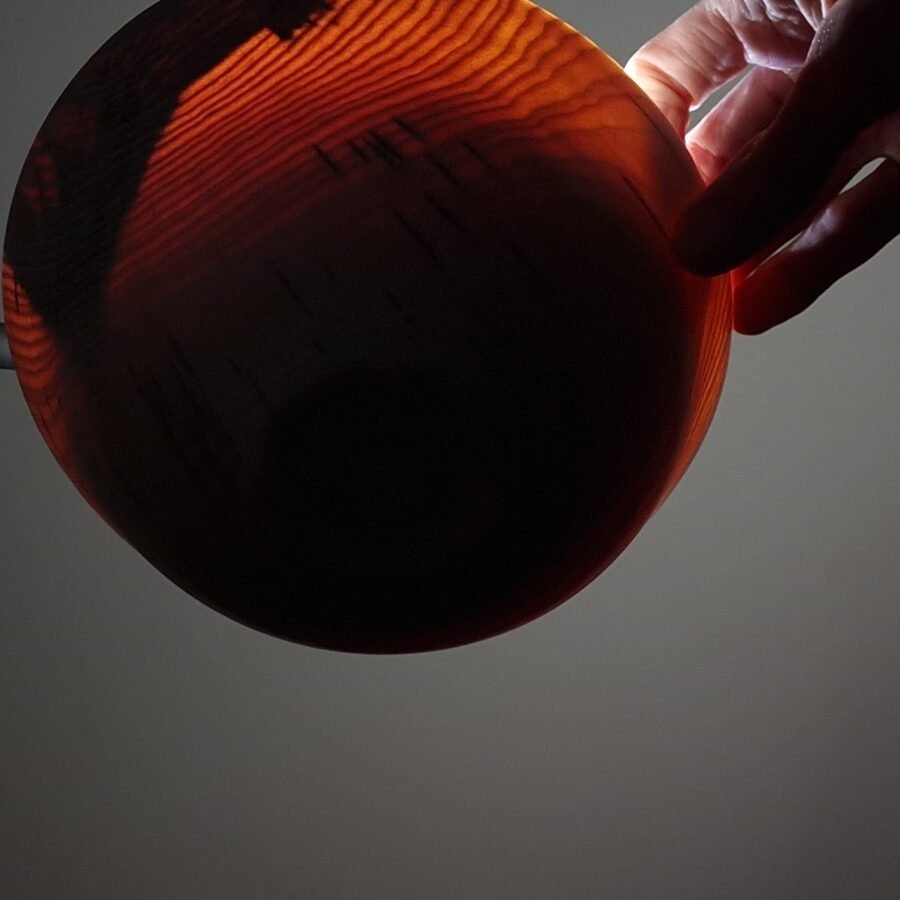 Light shining through Ash Bowl