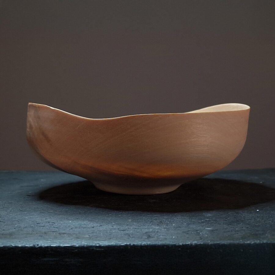 VIew of Thin walled Birch Bowl