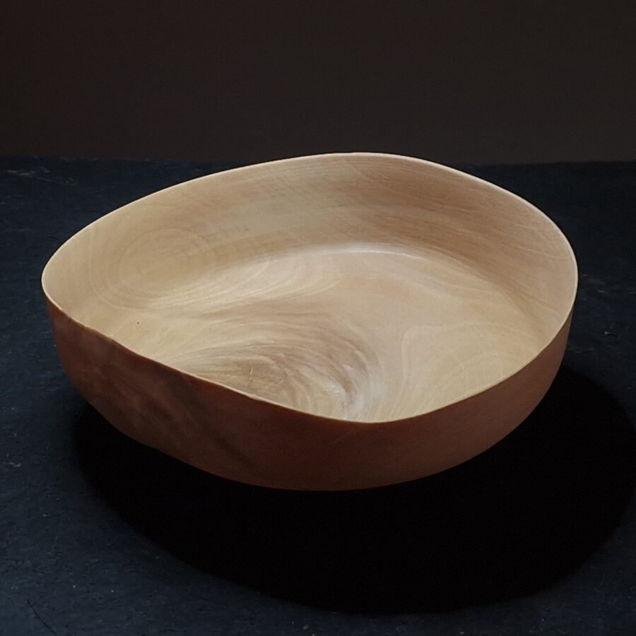 Thin turned Birch Bowl