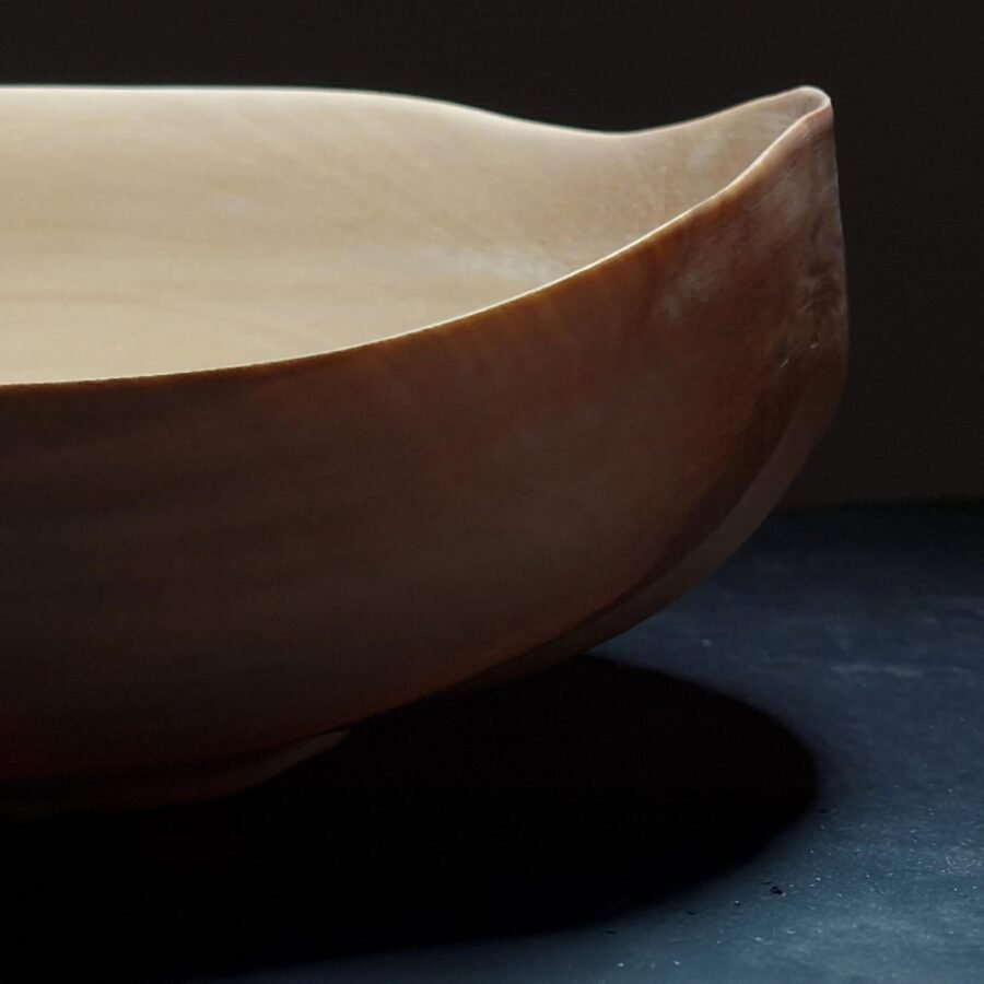 detail of birch bowl