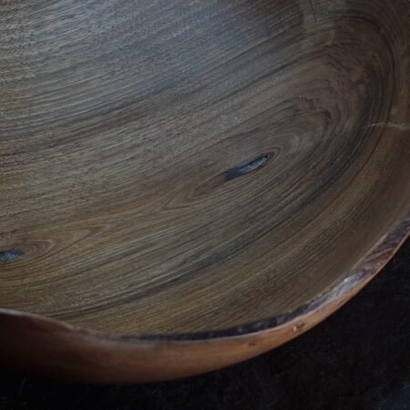 Walnut wood bowl live edge 07 scaled