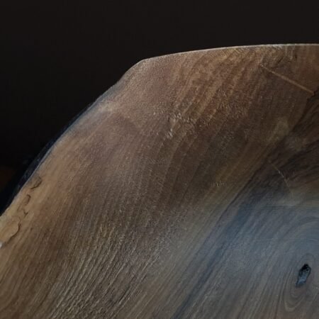 Walnut wood bowl live edge 08 scaled