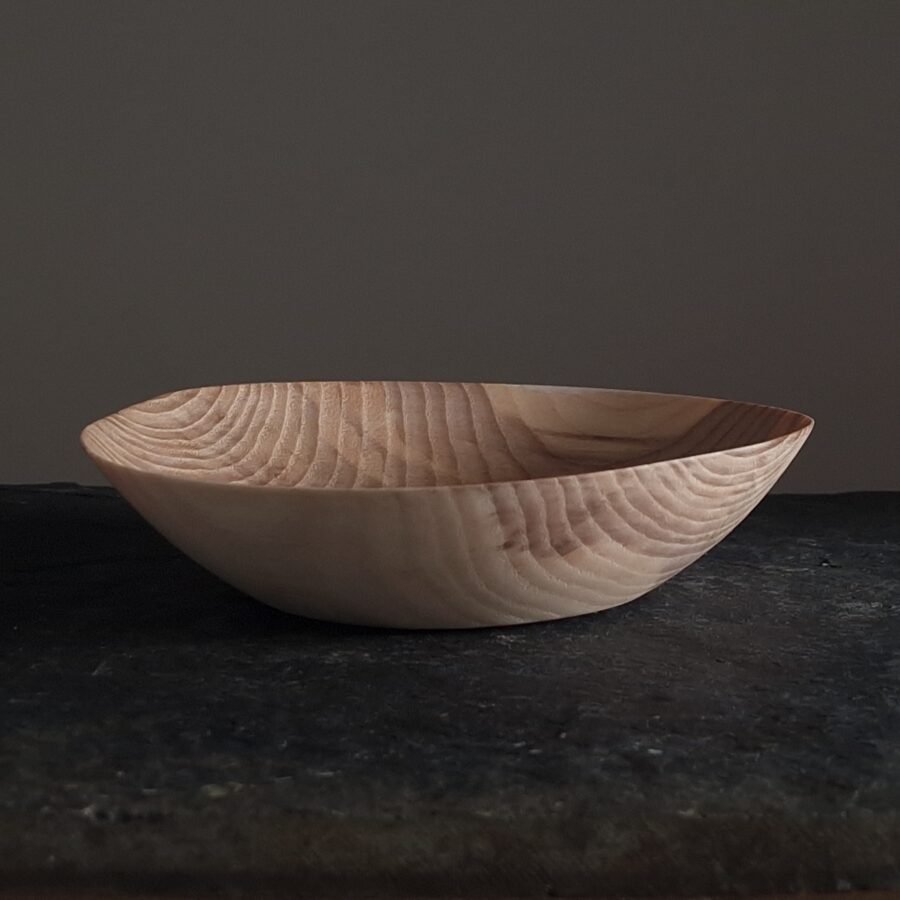 Turned wood Ash Bowl