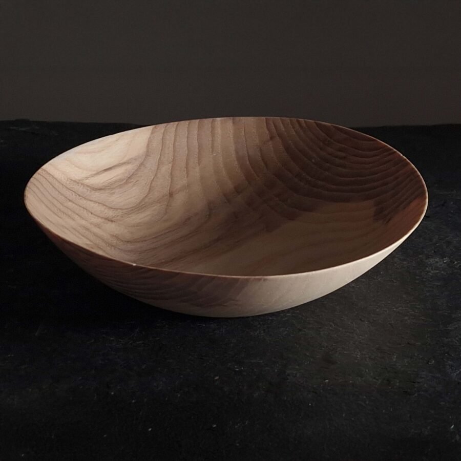 Ash Bowl - Turned from core of nested Ash bowls