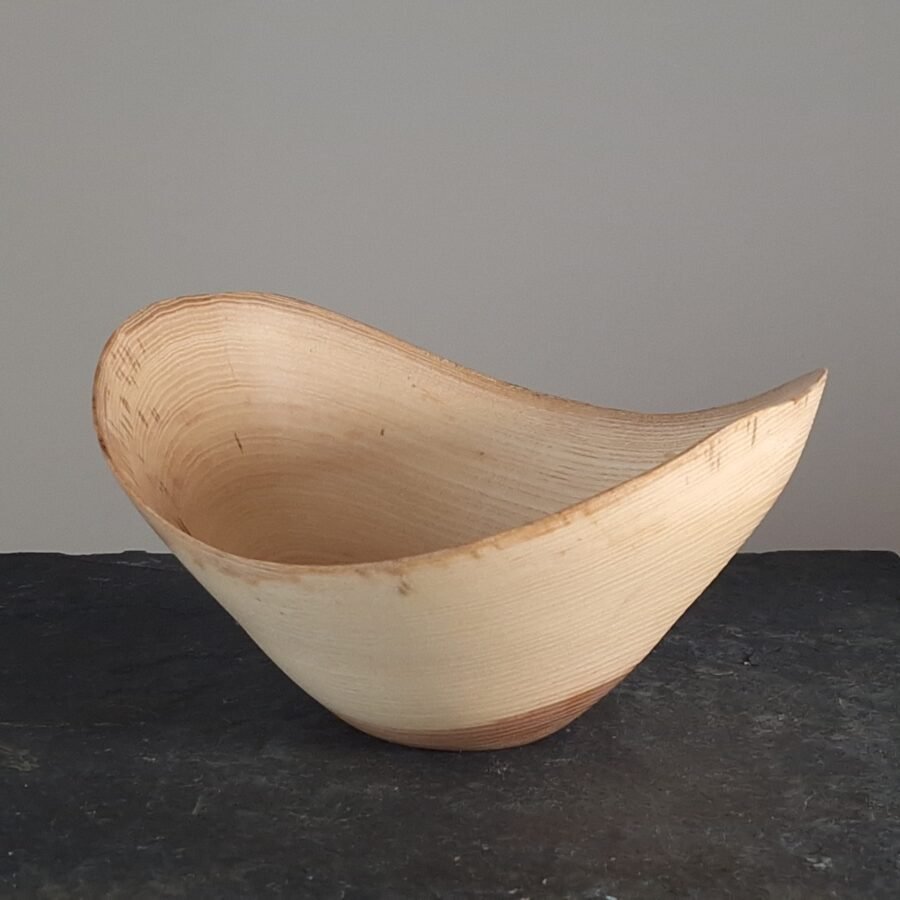 A live edge bowl made from Ash