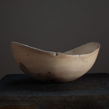 Knotty Ash Live Edge Wood Bowl