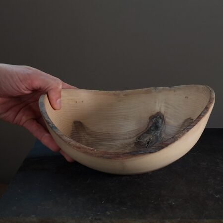 Live Edge Knotty Ash Bowl 12
