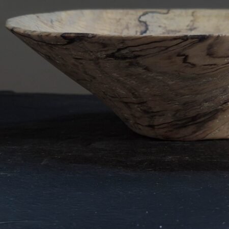 Small spalted ash bowl 08 scaled
