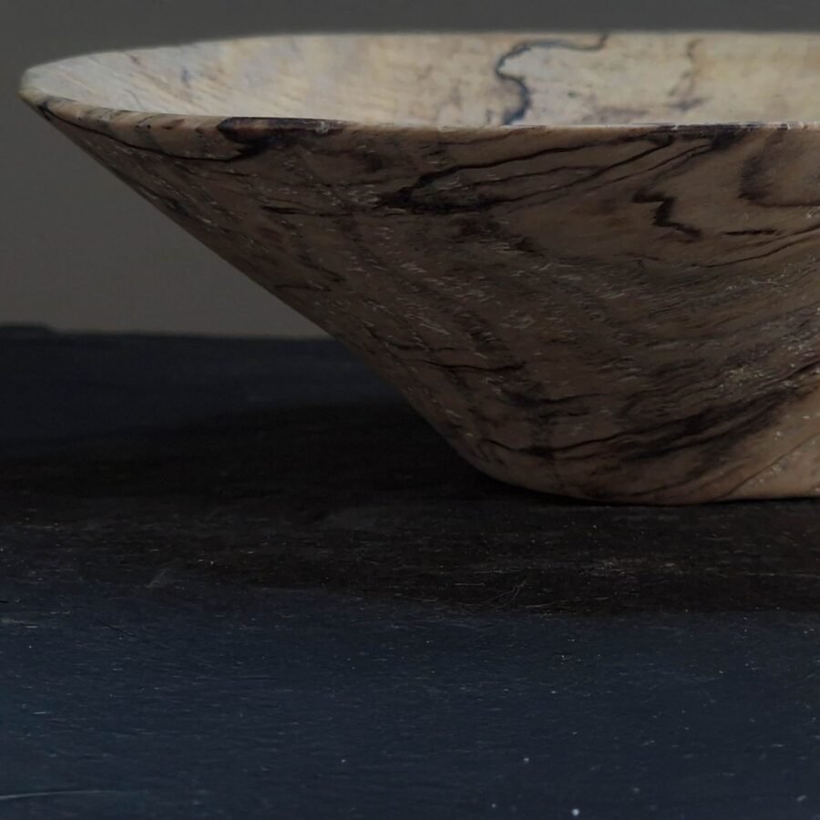in detail - Small Spalted Ash Bowl