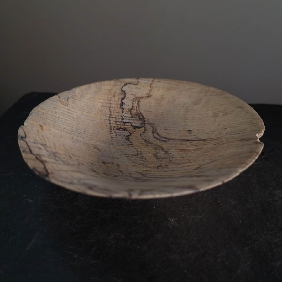 Small Spalted Ash Bowl top view