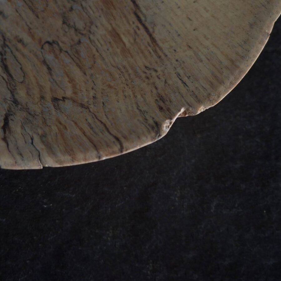 Small Spalted Ash Bowl - edge detail