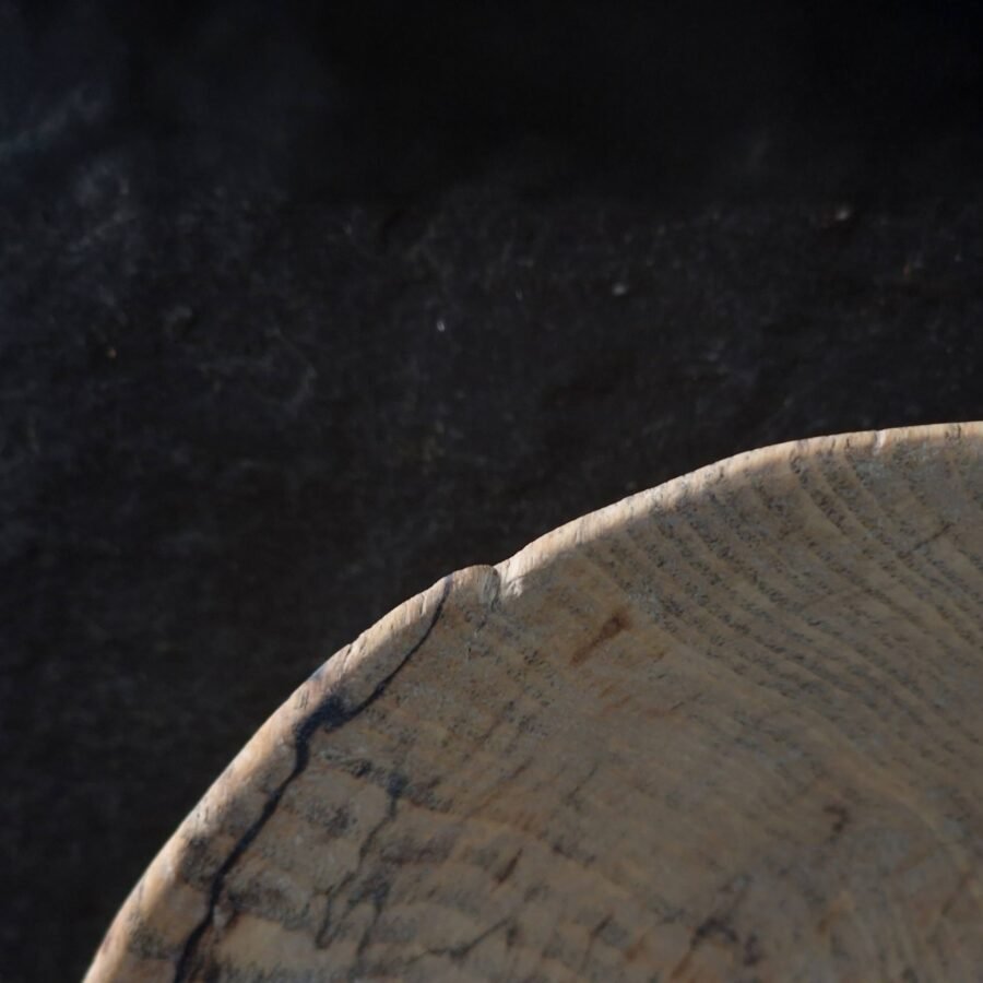 Small Spalted Ash Bowl - edge detail