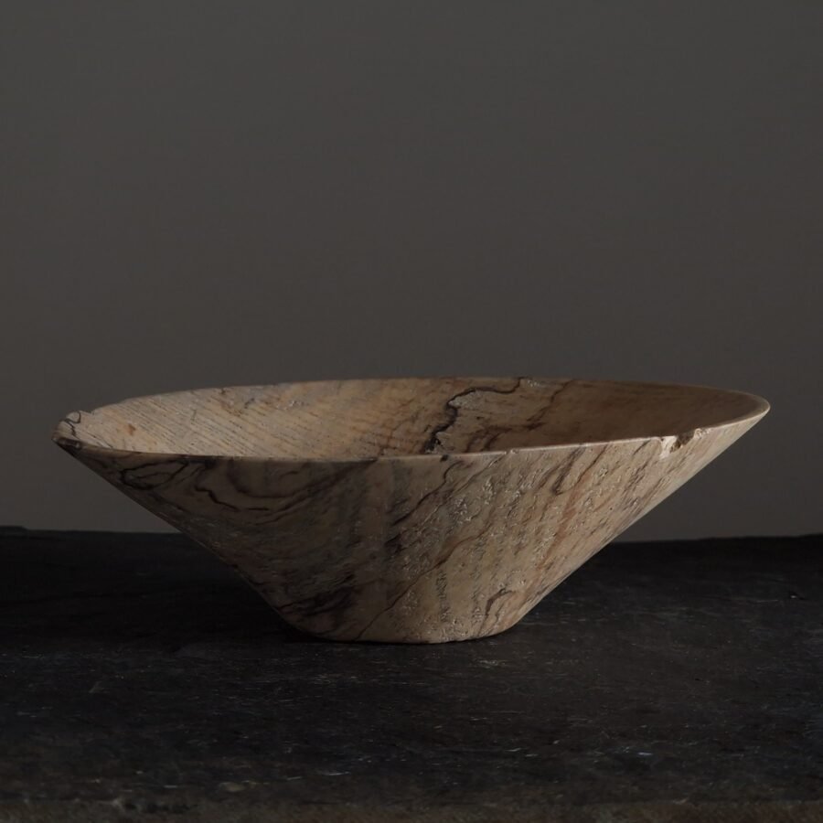Small Wooden Spalted Ash Bowl