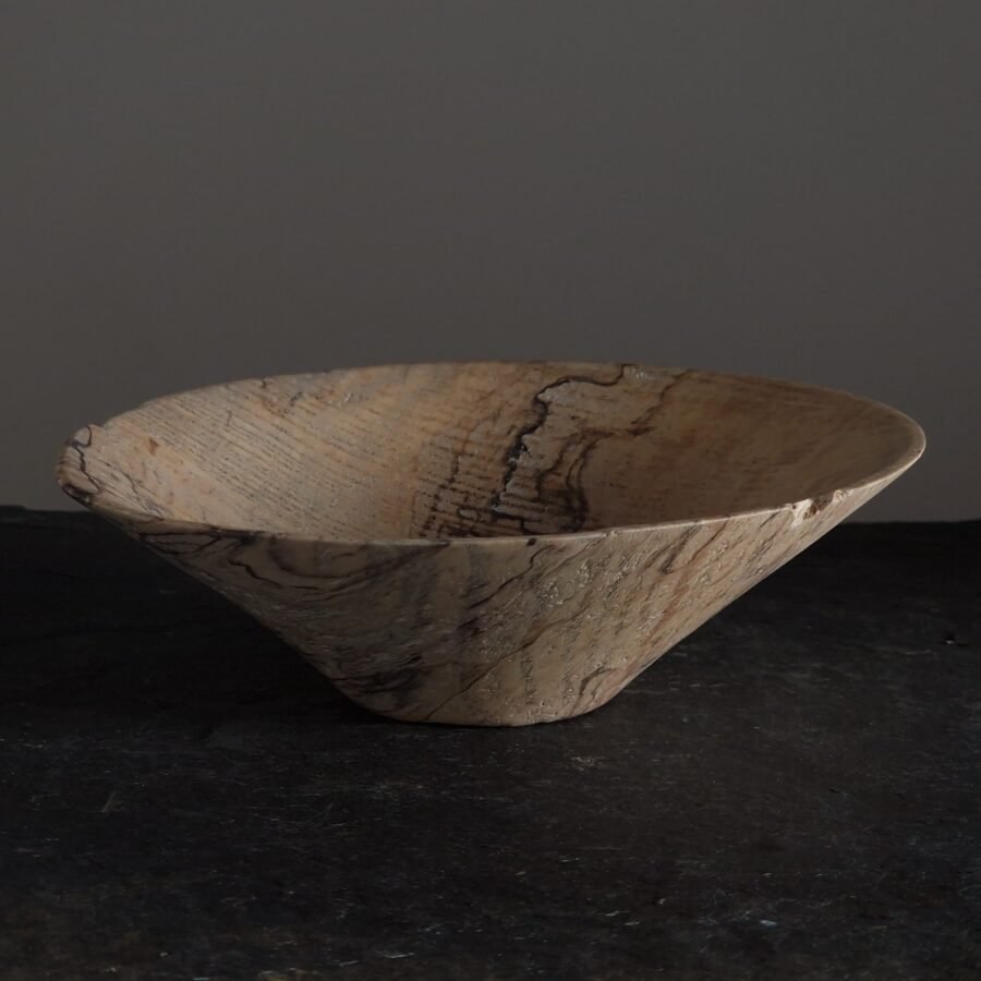 Small Wooden Spalted Ash Bowl