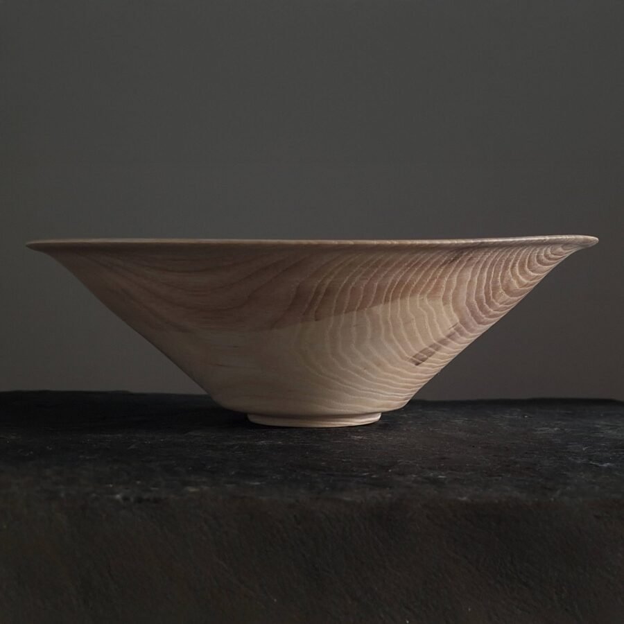 Ash wood bowl