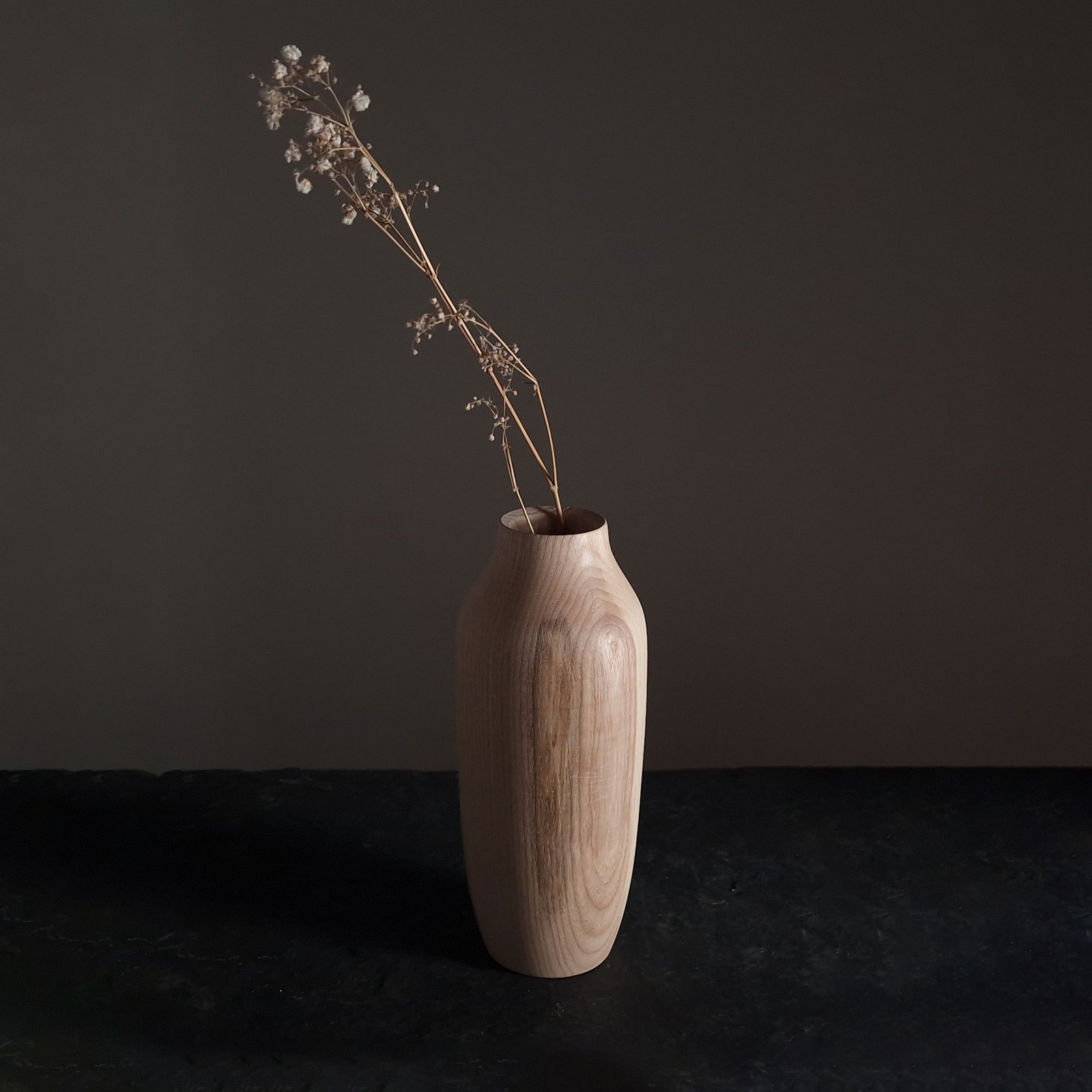 Wooden Bud Vase Ash 1