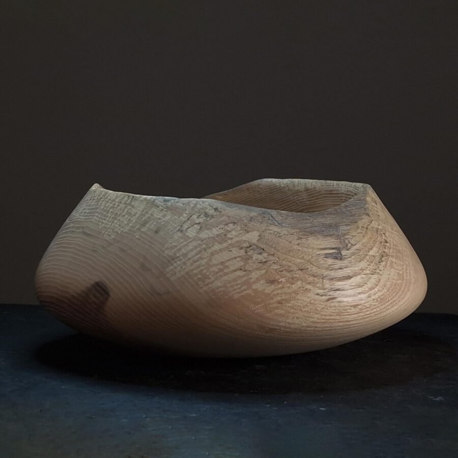 Live Edge Spalted Ash Vessel/Bowl