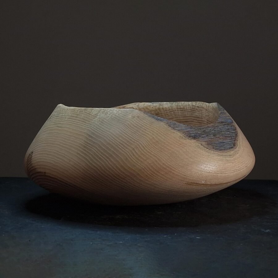 Live Edge Spalted Ash Vessel/Bowl