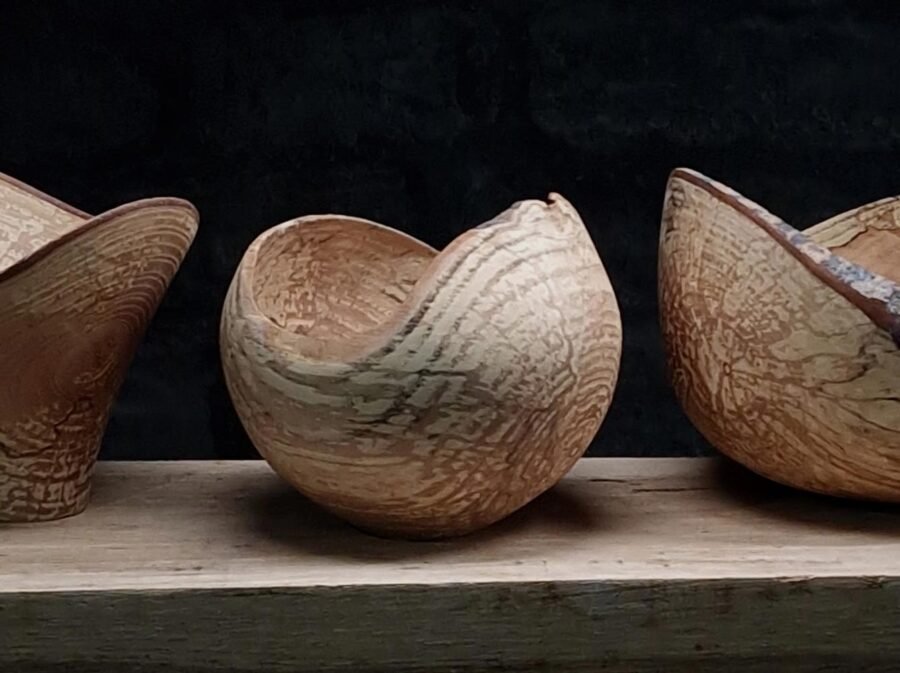 spalted ash vessels