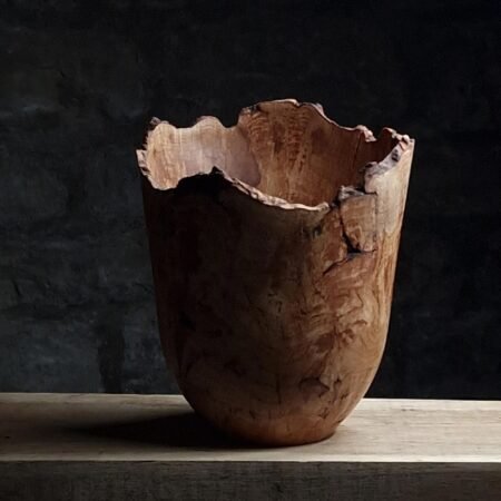 Live Edge Oak Burr Vessel