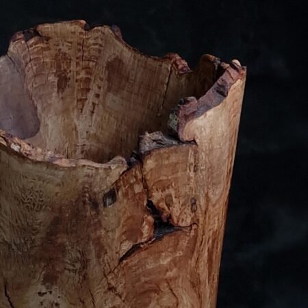 Live Edge Oak Burr Vessel 3