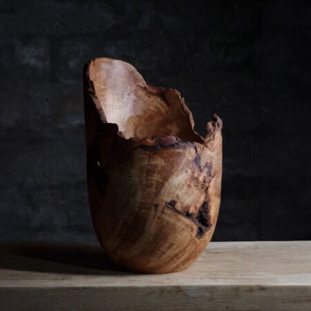 Oak Burr Live Edge Vessel 1