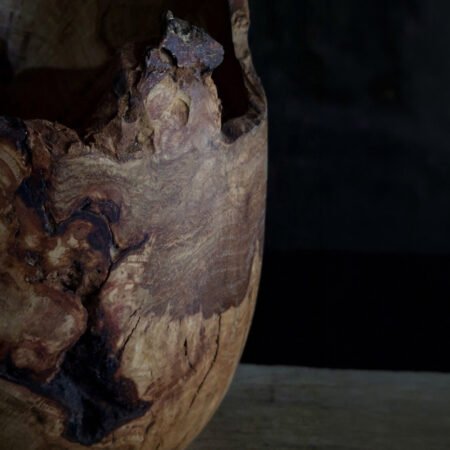 Oak Burr Live Edge Vessel 4