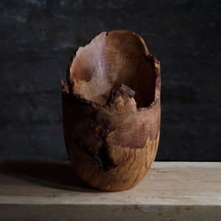 Oak Burr Live Edge Vessel 5
