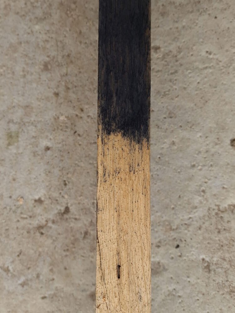 Iron Vinegar on Oak