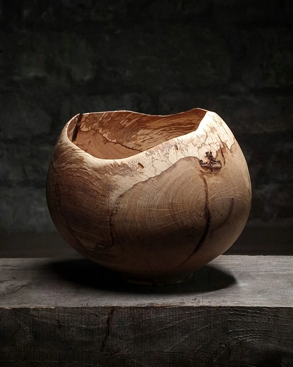 Spalted Oak Vessel