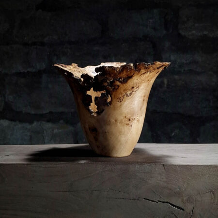 Apple Wood Vessel no.13 1