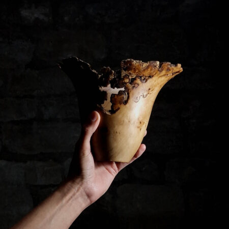 Apple Wood Vessel no.13 8