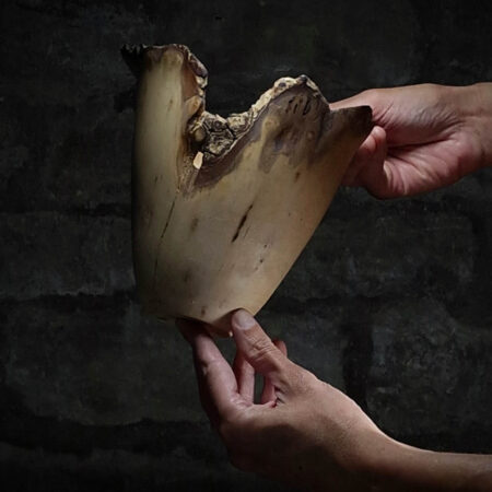 Apple Wood Vessel no.4 7 1