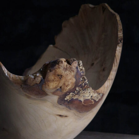 Apple Wood Vessel no.8 5