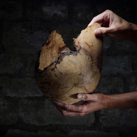 Apple Wood Vessel no.11 6