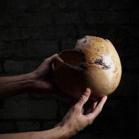 Apple Wood Vessel no.15 7