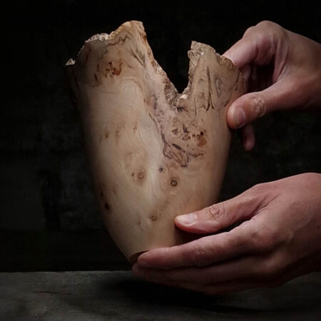 Apple Wood Vessel no.1 1