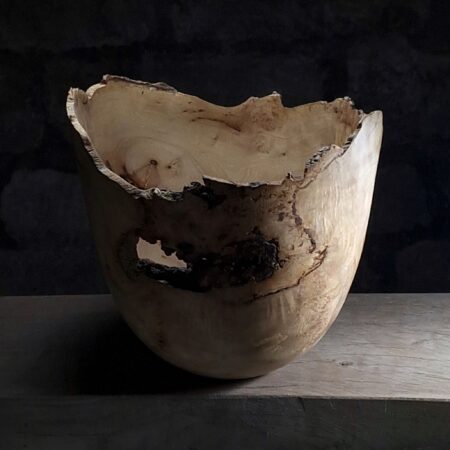 Apple Wood Vessel no.3 8