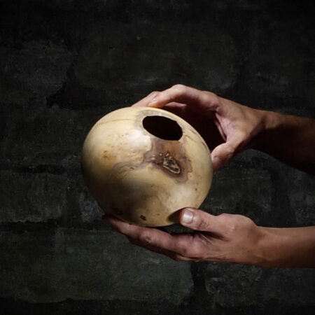 Apple Wood Vessel no.9 7