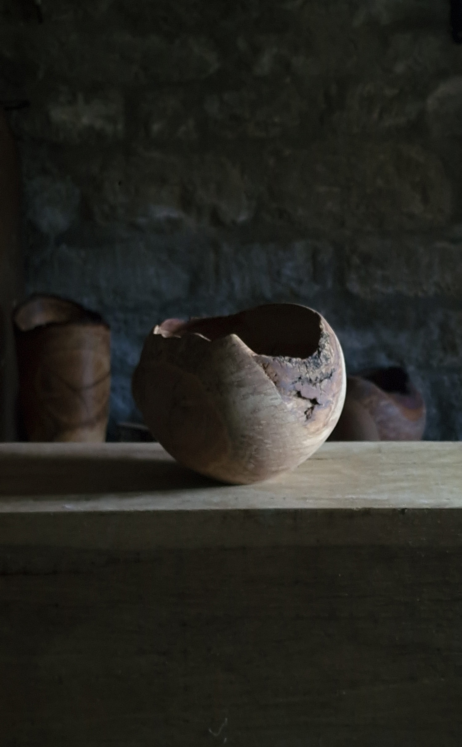 Oak display vessels by Alexei Sawyer