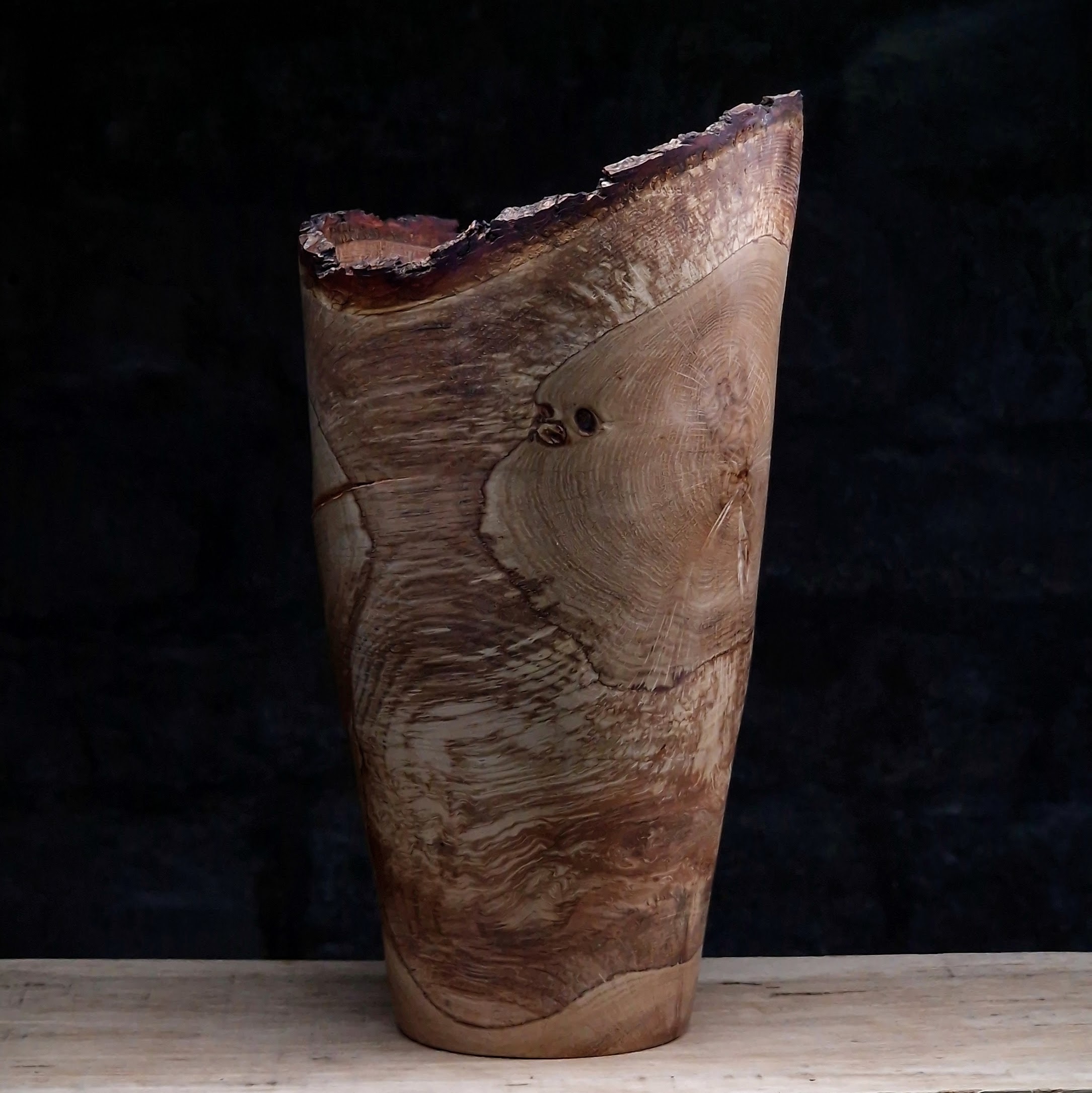 Tall Oak Vessel